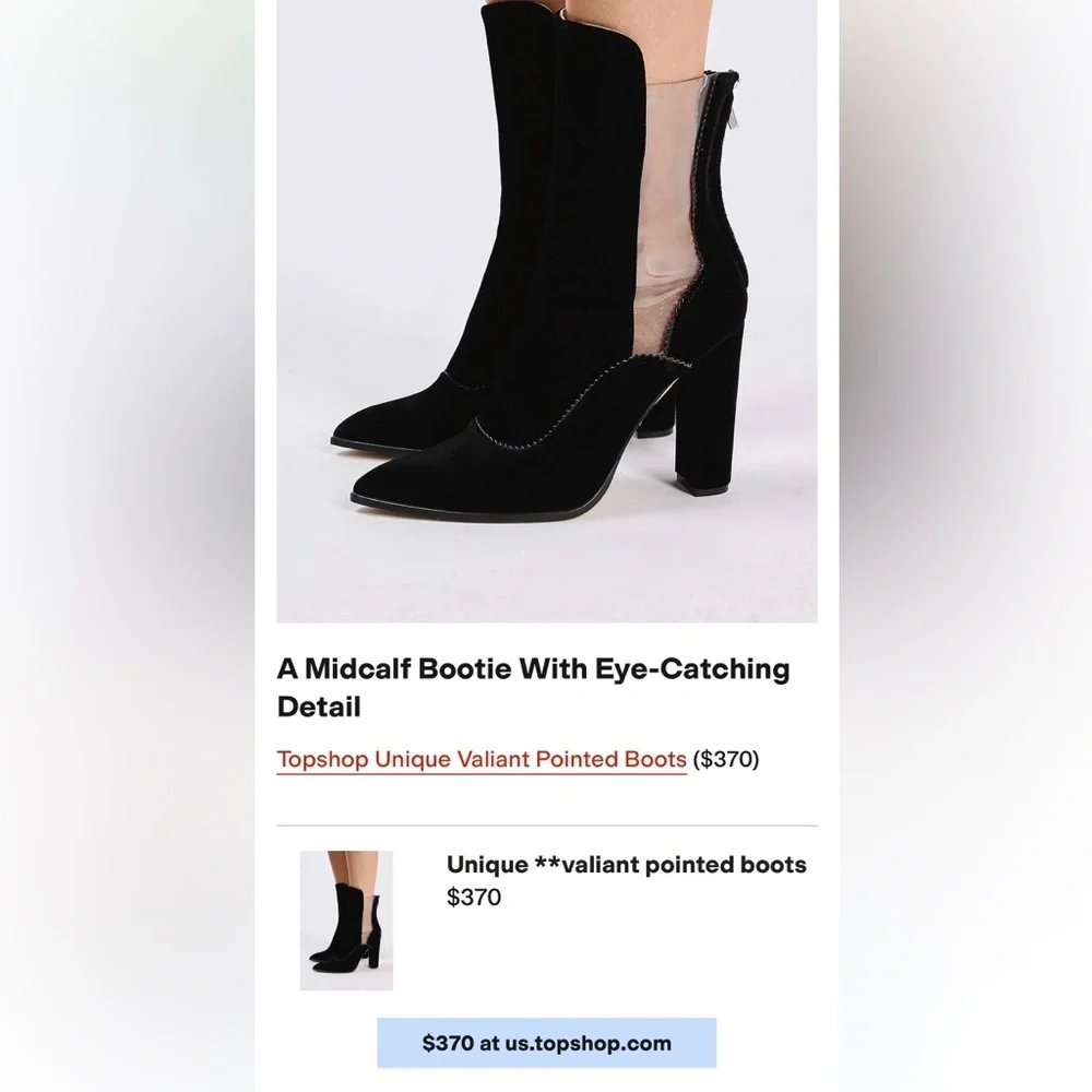 Topshop Unique Valiant Pointed Boots - Picture 2 of 11
